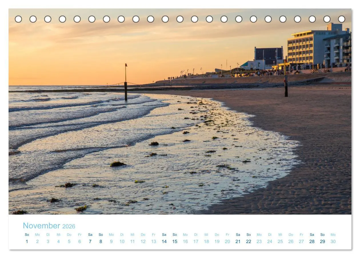 Bild: 9783457643099 | Sommer auf Norderney (Tischkalender 2026 DIN A5 quer), CALVENDO...