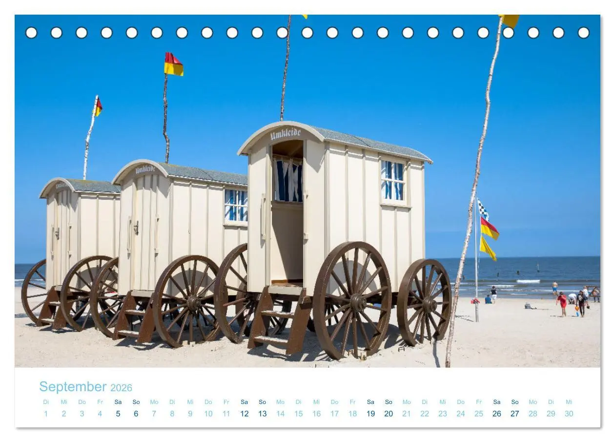 Bild: 9783457643099 | Sommer auf Norderney (Tischkalender 2026 DIN A5 quer), CALVENDO...
