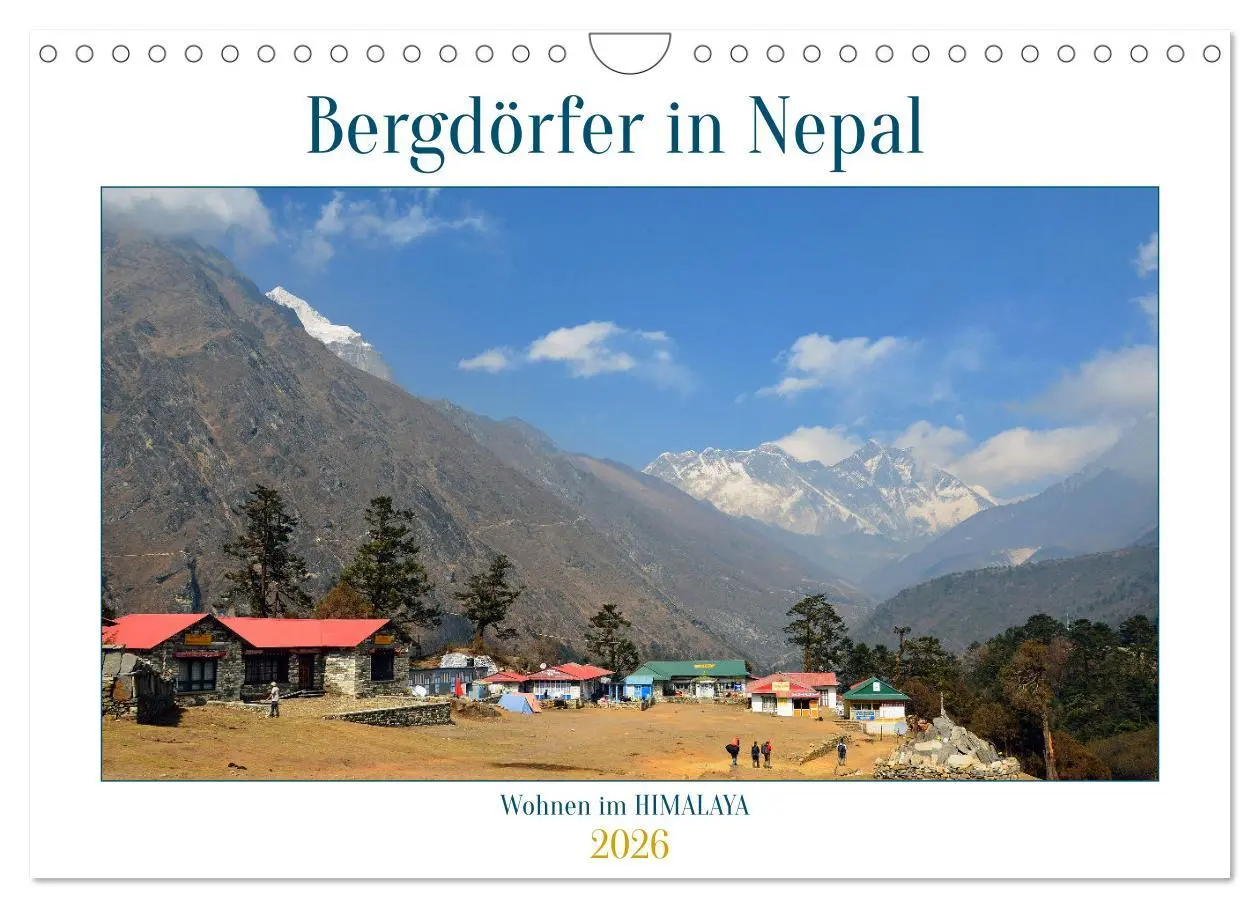 Cover: 9783457713099 | Wohnen im HIMALAYA (Wandkalender 2026 DIN A4 quer), CALVENDO...