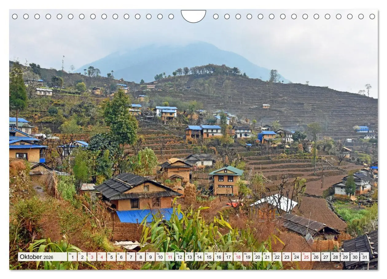 Bild: 9783457713099 | Wohnen im HIMALAYA (Wandkalender 2026 DIN A4 quer), CALVENDO...