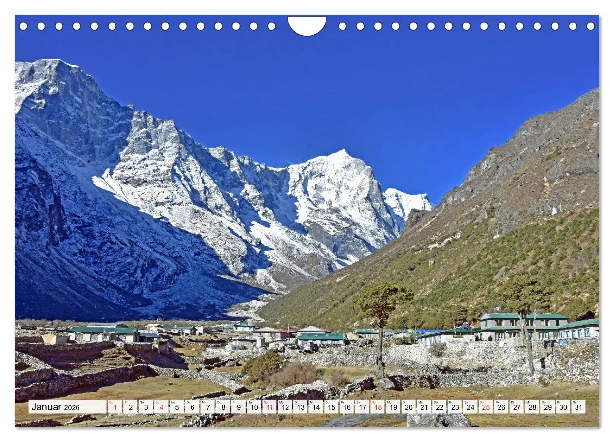Bild: 9783457713099 | Wohnen im HIMALAYA (Wandkalender 2026 DIN A4 quer), CALVENDO...