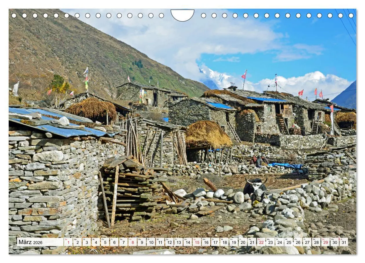 Bild: 9783457713099 | Wohnen im HIMALAYA (Wandkalender 2026 DIN A4 quer), CALVENDO...