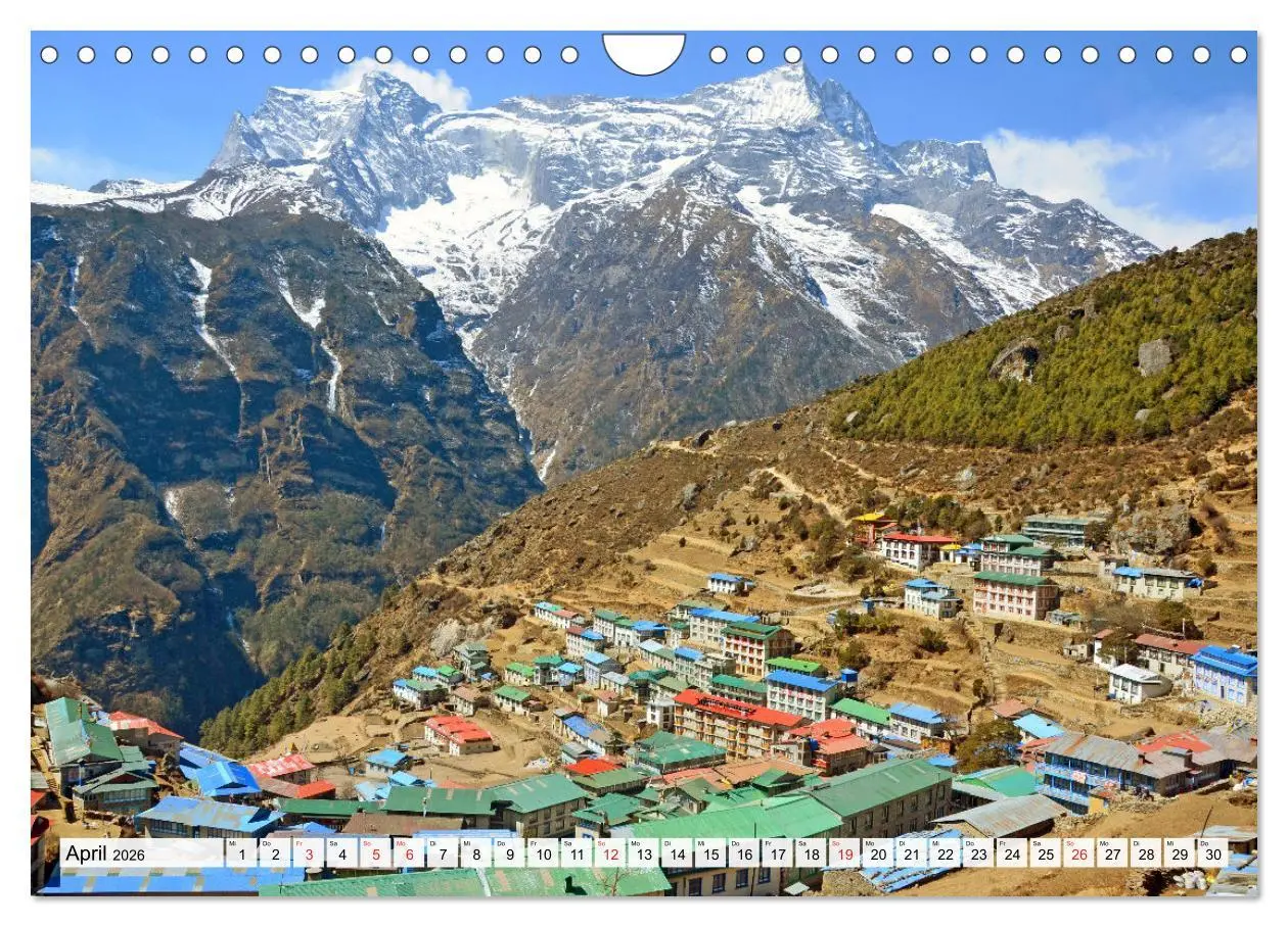 Bild: 9783457713099 | Wohnen im HIMALAYA (Wandkalender 2026 DIN A4 quer), CALVENDO...