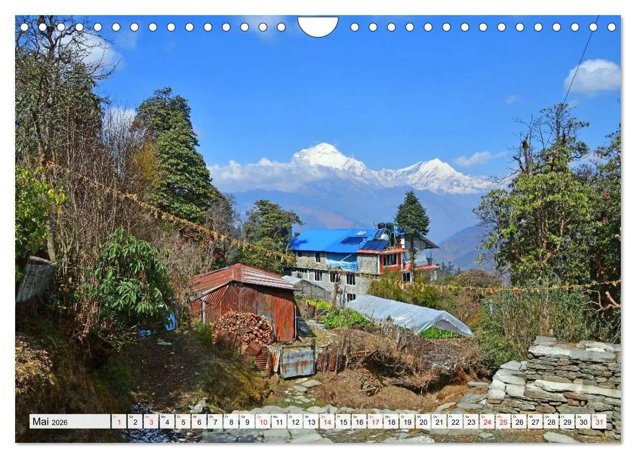 Bild: 9783457713099 | Wohnen im HIMALAYA (Wandkalender 2026 DIN A4 quer), CALVENDO...
