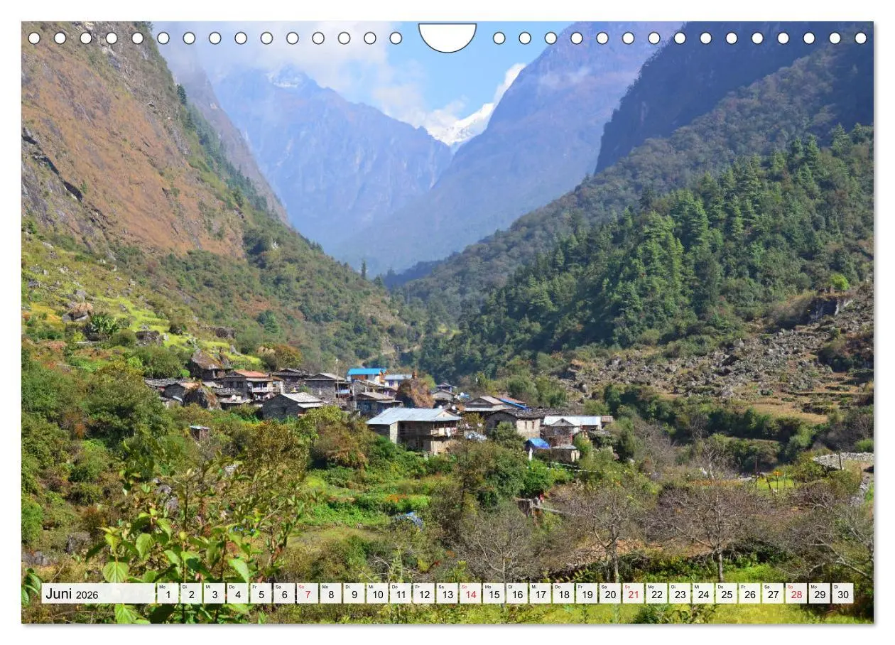 Bild: 9783457713099 | Wohnen im HIMALAYA (Wandkalender 2026 DIN A4 quer), CALVENDO...