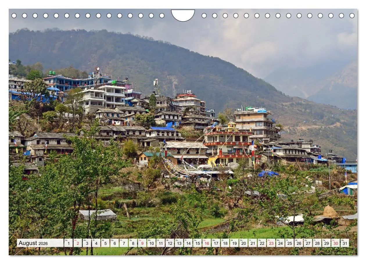 Bild: 9783457713099 | Wohnen im HIMALAYA (Wandkalender 2026 DIN A4 quer), CALVENDO...