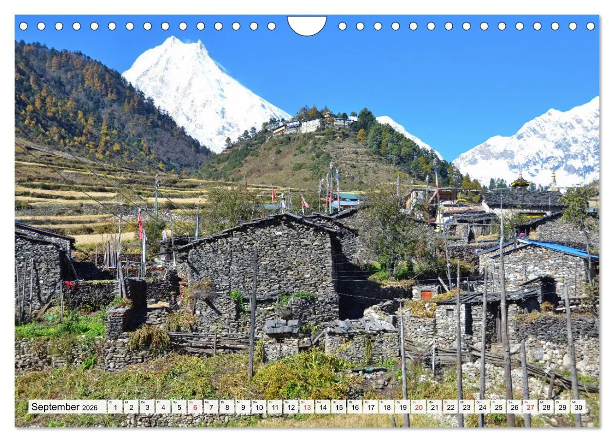 Bild: 9783457713099 | Wohnen im HIMALAYA (Wandkalender 2026 DIN A4 quer), CALVENDO...