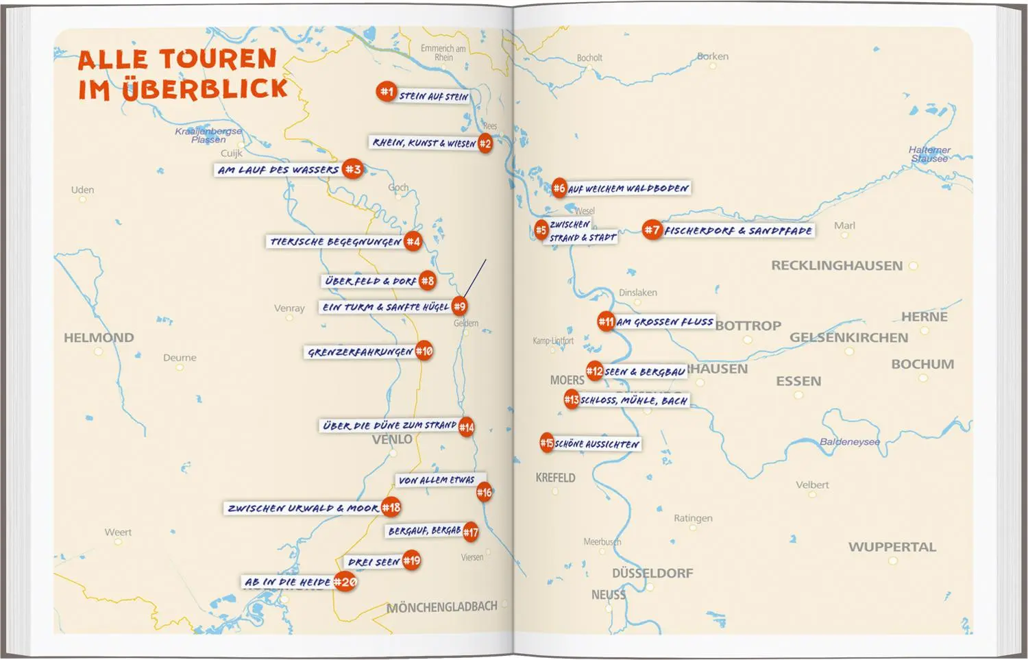 Bild: 9783616033099 | DUMONT Wanderzeit am Niederrhein | Steffi Hetzel | Taschenbuch | 2025