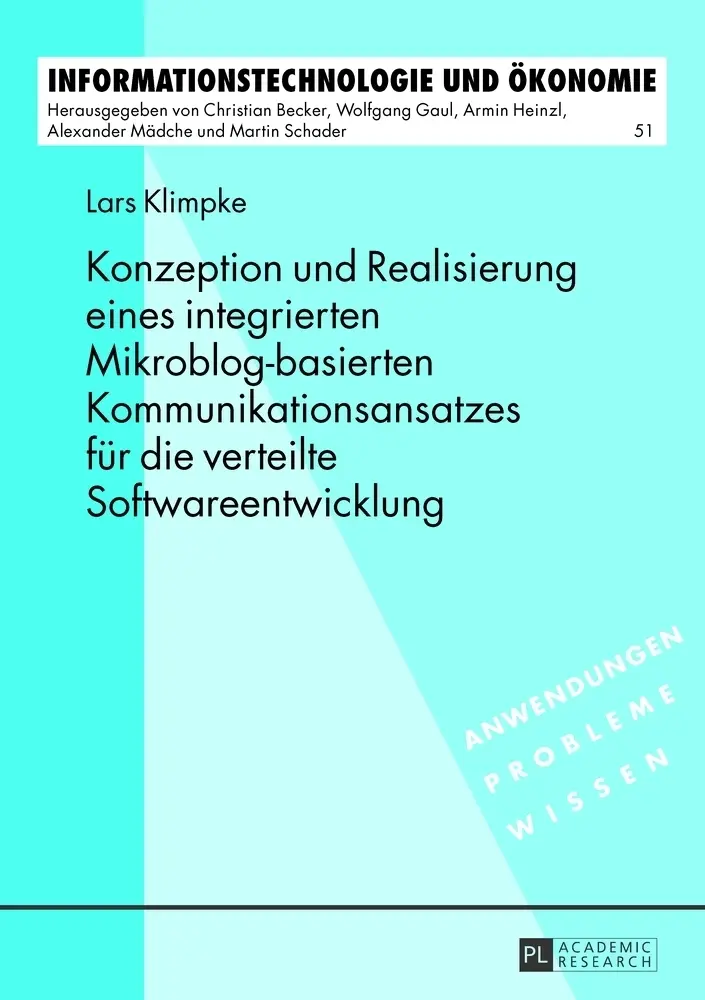 Cover: 9783631643099 | Konzeption und Realisierung eines integrierten Mikroblog-basierten...