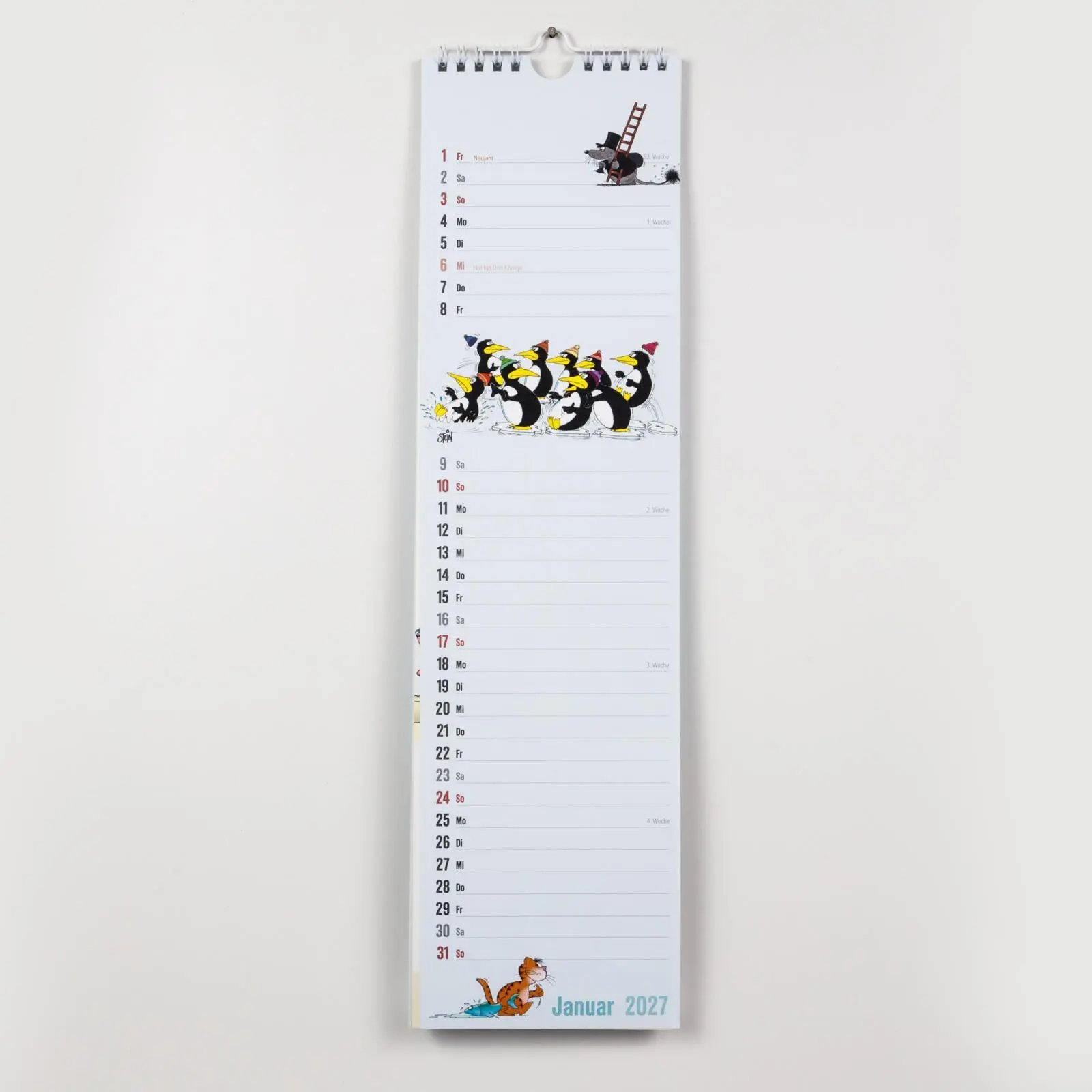Bild: 9783830323099 | Uli Stein Streifenkalender 2027: Monatskalender für die Wand | Stein