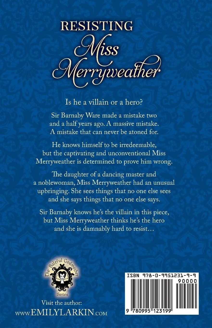 Rückseite: 9780995123199 | Resisting Miss Merryweather | Emily Larkin | Taschenbuch | Englisch
