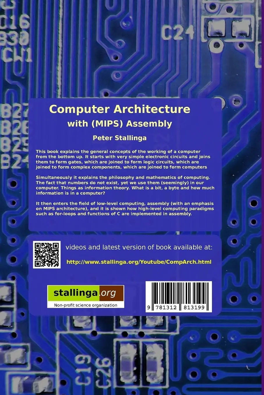 Rückseite: 9781312813199 | Computer Architecture with (MIPS) Assembly | Peter Stallinga | Buch