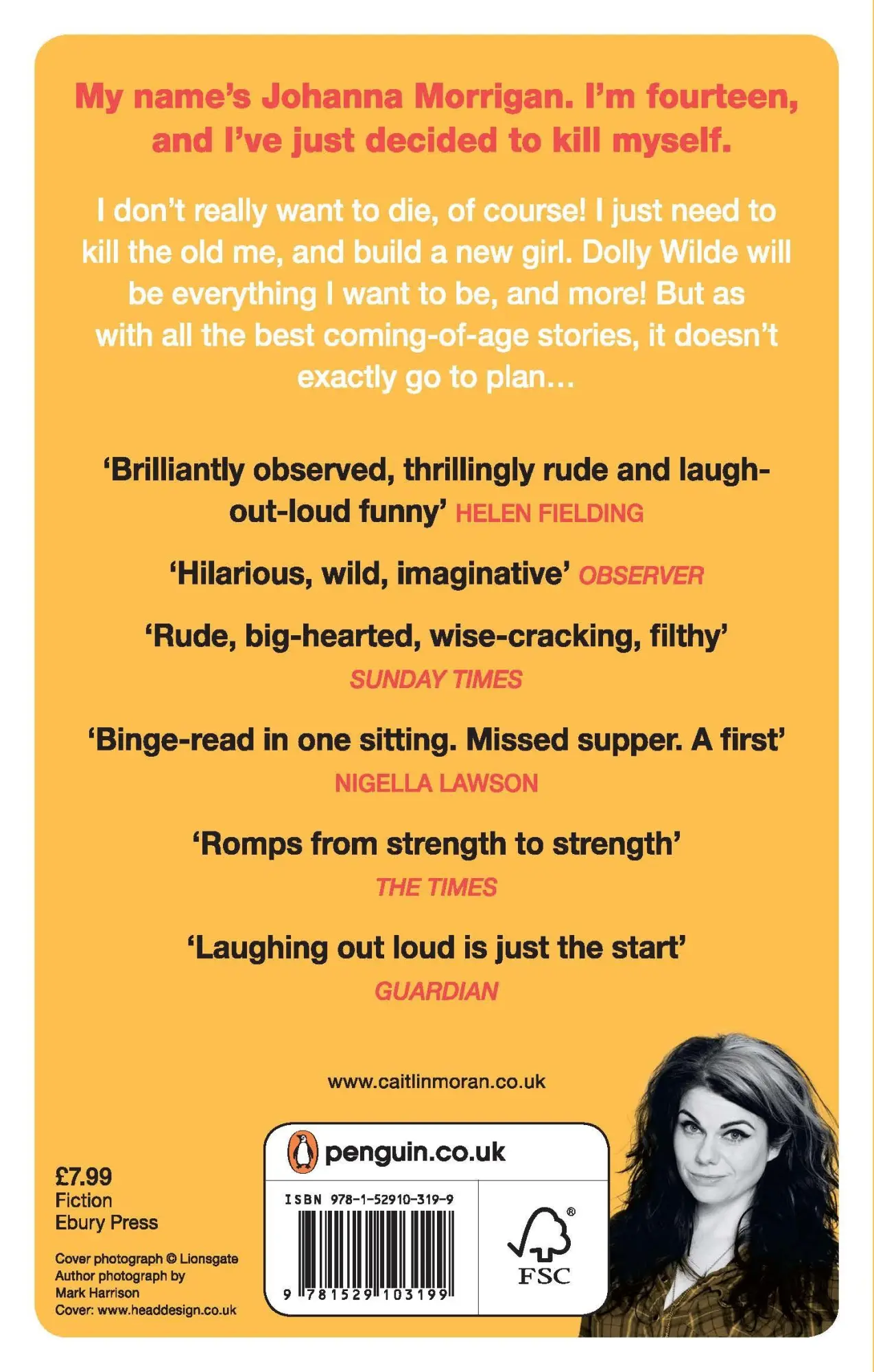 Rückseite: 9781529103199 | How to Build a Girl | Caitlin Moran | Taschenbuch | 356 S. | Englisch