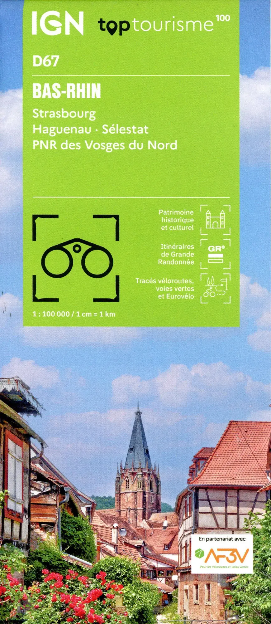 Cover: 9782758553199 | 67 Bas Rhin Strasbourg | 1:100000 | (Land-)Karte | Französisch | 2024
