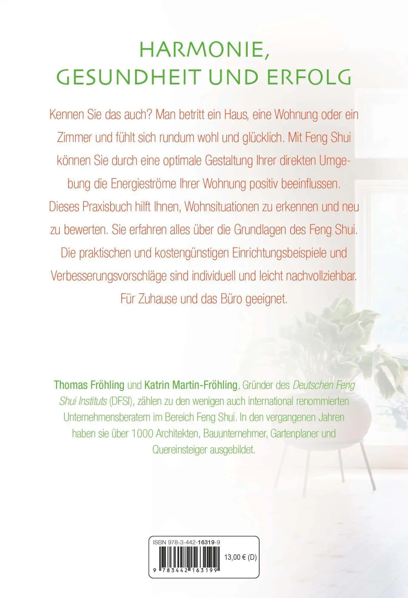 Bild: 9783442163199 | Wohnen mit Feng Shui | Thomas Fröhling (u. a.) | Taschenbuch | 188 S.