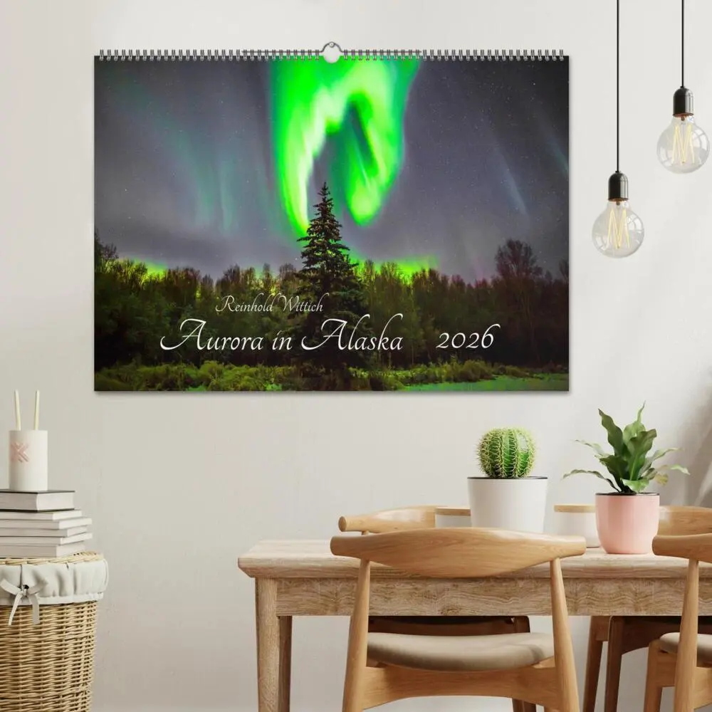 Bild: 9783457873199 | Aurora in Alaska (Wandkalender 2026 DIN A2 quer), CALVENDO...