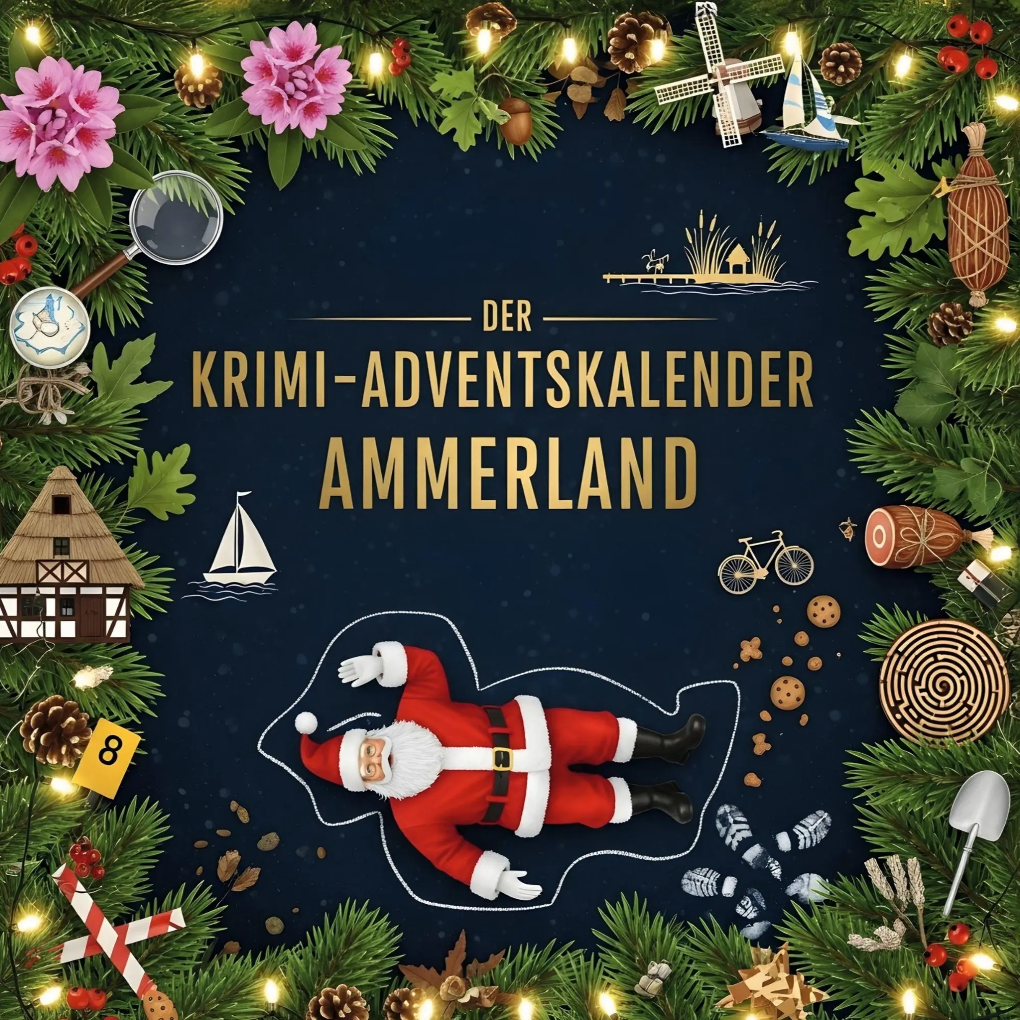 Cover: 9783695303199 | Der Krimi-Adventskalender Ammerland | Mordsverdächtig in 24 Akten