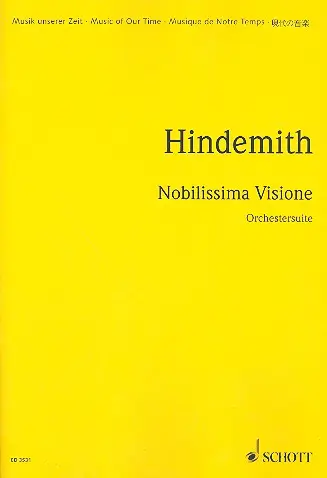 Cover: 9790001043199 | Nobilissima Visione Tp | Paul Hindemith | Buch | Schott Music