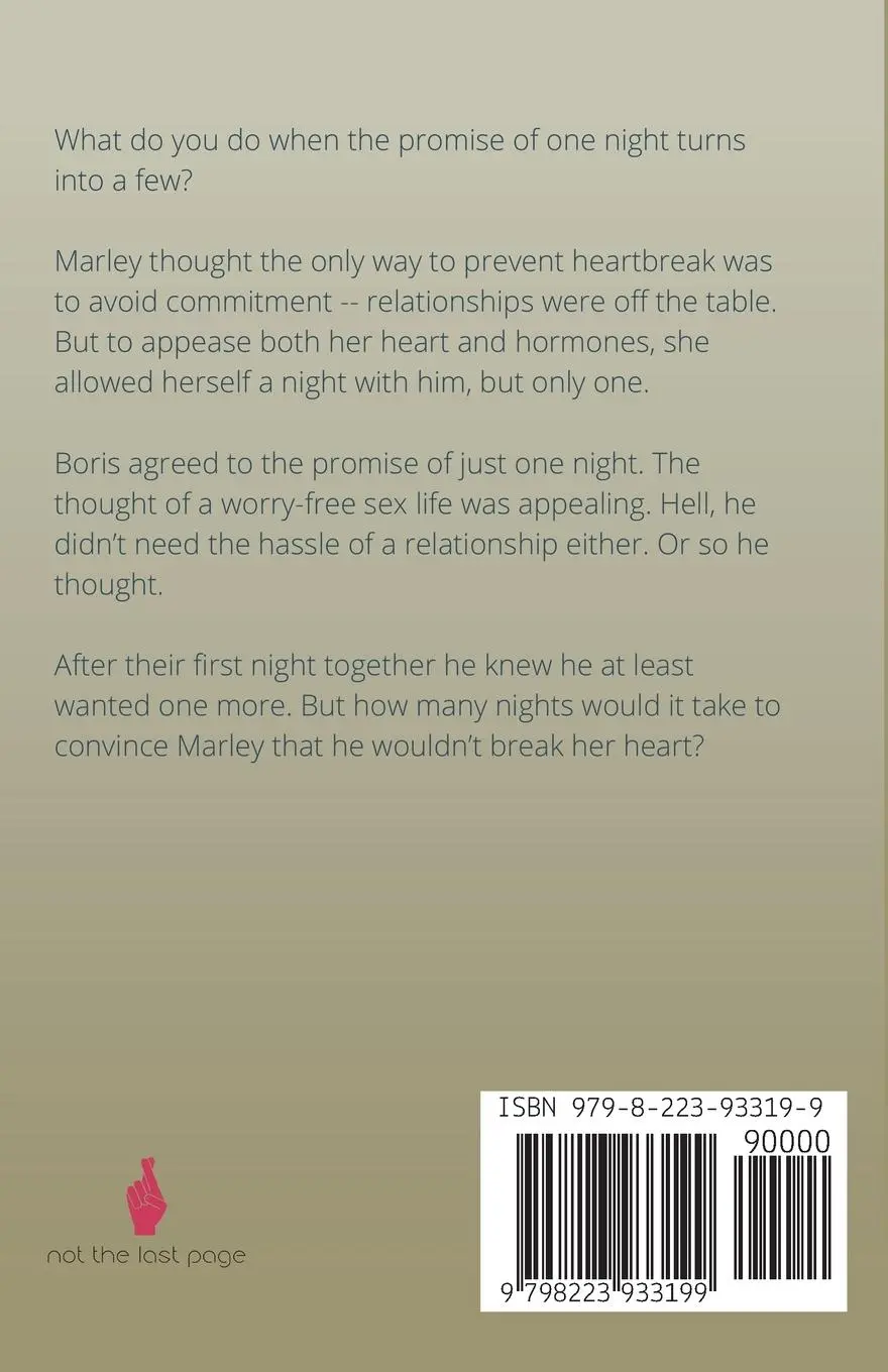 Rückseite: 9798223933199 | Only One Night | J. Nichole | Taschenbuch | Englisch | 2023