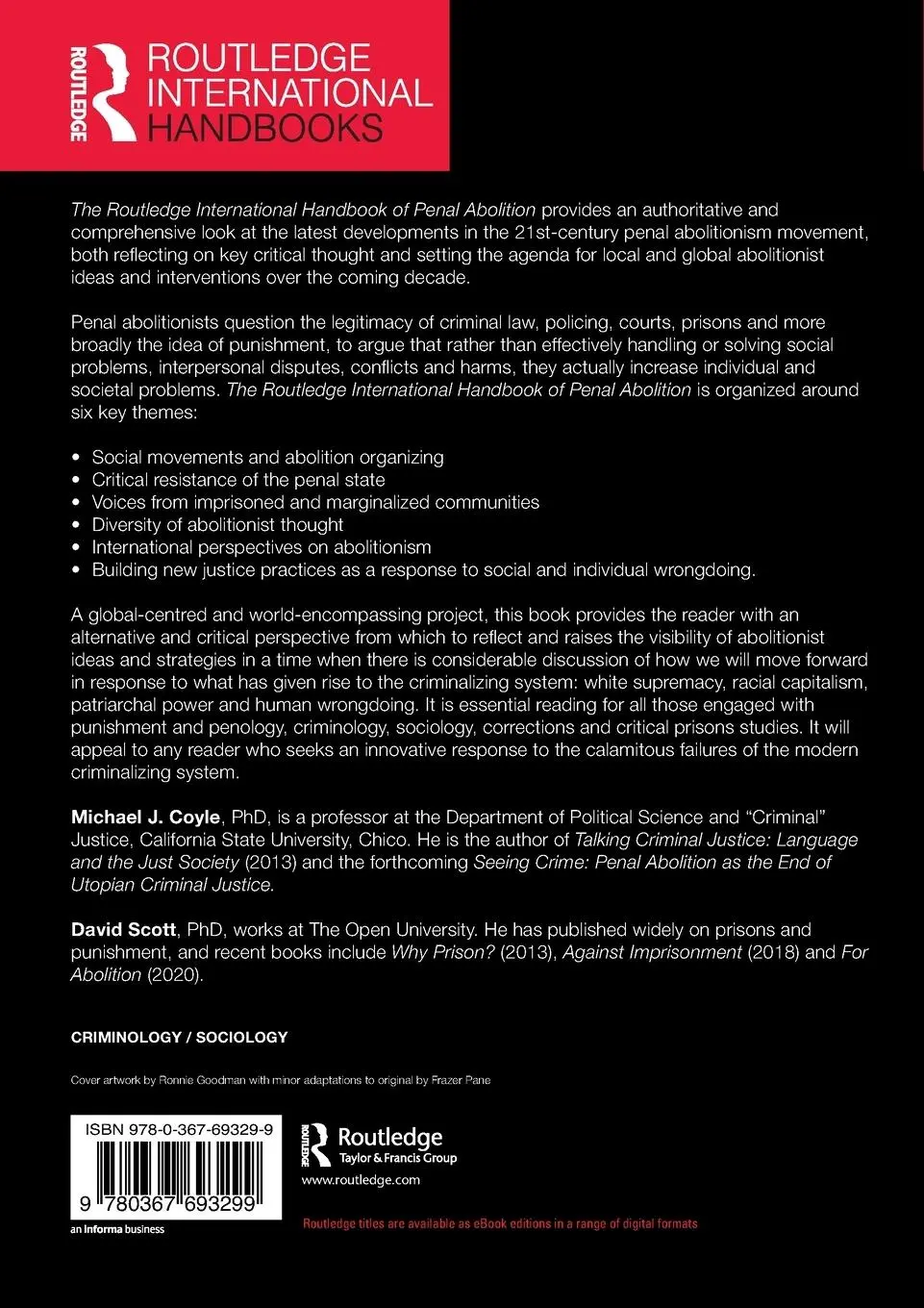 Rückseite: 9780367693299 | The Routledge International Handbook of Penal Abolition | Taschenbuch