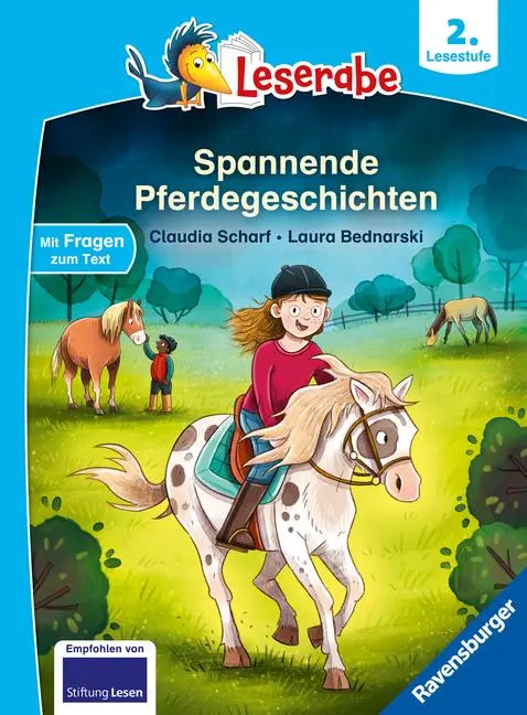 Cover: 9783473463299 | Leserabe 2. Lesestufe - Spannende Pferdegeschichten | Claudia Scharf