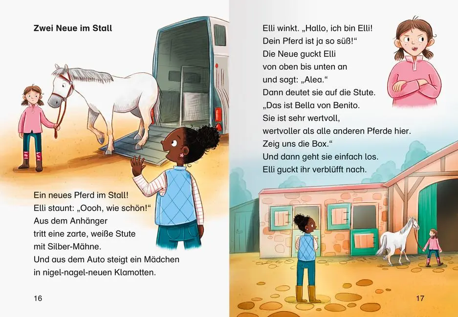 Bild: 9783473463299 | Leserabe 2. Lesestufe - Spannende Pferdegeschichten | Claudia Scharf