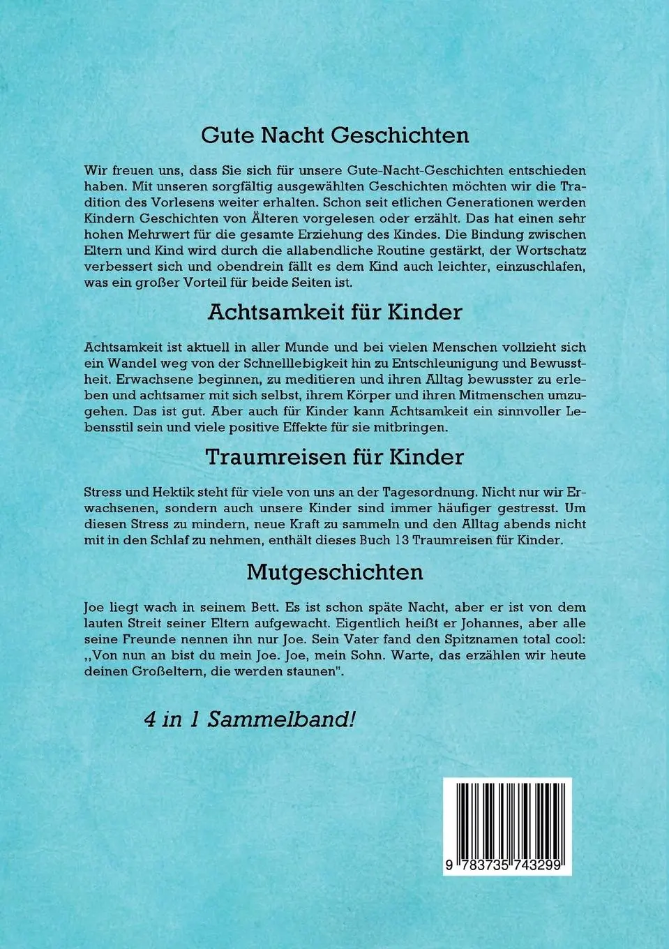 Rückseite: 9783735743299 | Geschichten für Kinder - 4 in 1 Sammelband | Maria Neumann (u. a.)