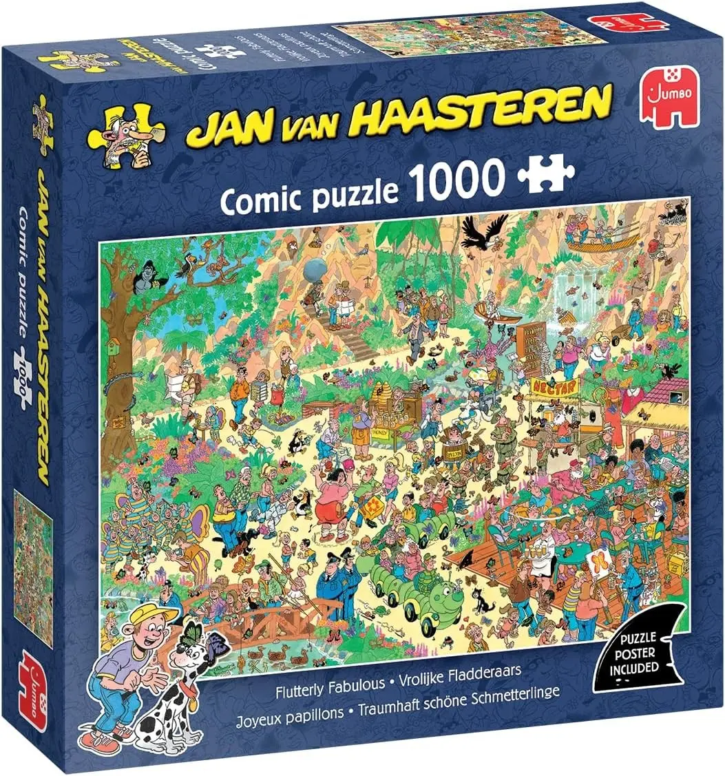 Cover: 8721017603399 | Jan van Haasteren - Flutterly Fabulous - Puzzle 1000 Teile | Spiel