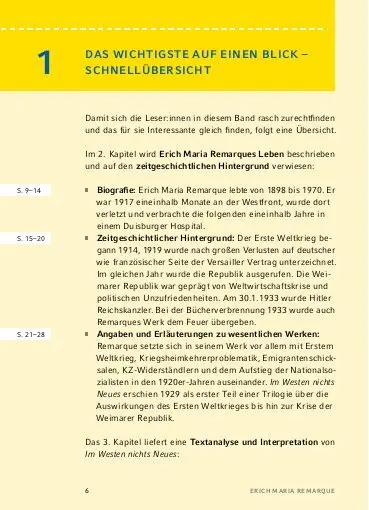 Bild: 9783129303399 | Im Westen nichts Neues von Erich Maria Remarque | Erich Maria Remarque