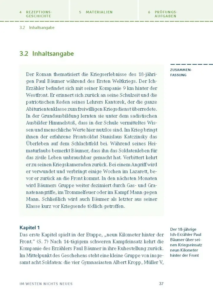 Bild: 9783129303399 | Im Westen nichts Neues von Erich Maria Remarque | Erich Maria Remarque