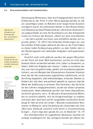 Bild: 9783129303399 | Im Westen nichts Neues von Erich Maria Remarque | Erich Maria Remarque