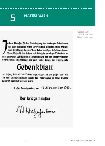 Bild: 9783129303399 | Im Westen nichts Neues von Erich Maria Remarque | Erich Maria Remarque