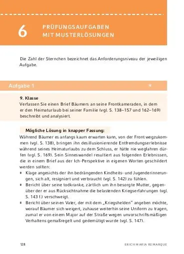 Bild: 9783129303399 | Im Westen nichts Neues von Erich Maria Remarque | Erich Maria Remarque
