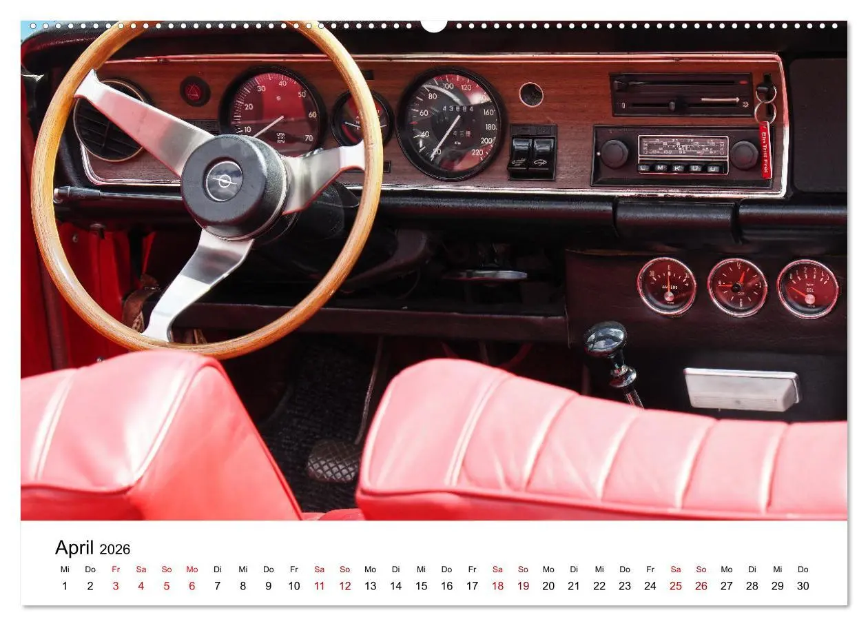 Bild: 9783457543399 | Klassische Armaturenbretter (Wandkalender 2026 DIN A2 quer),...