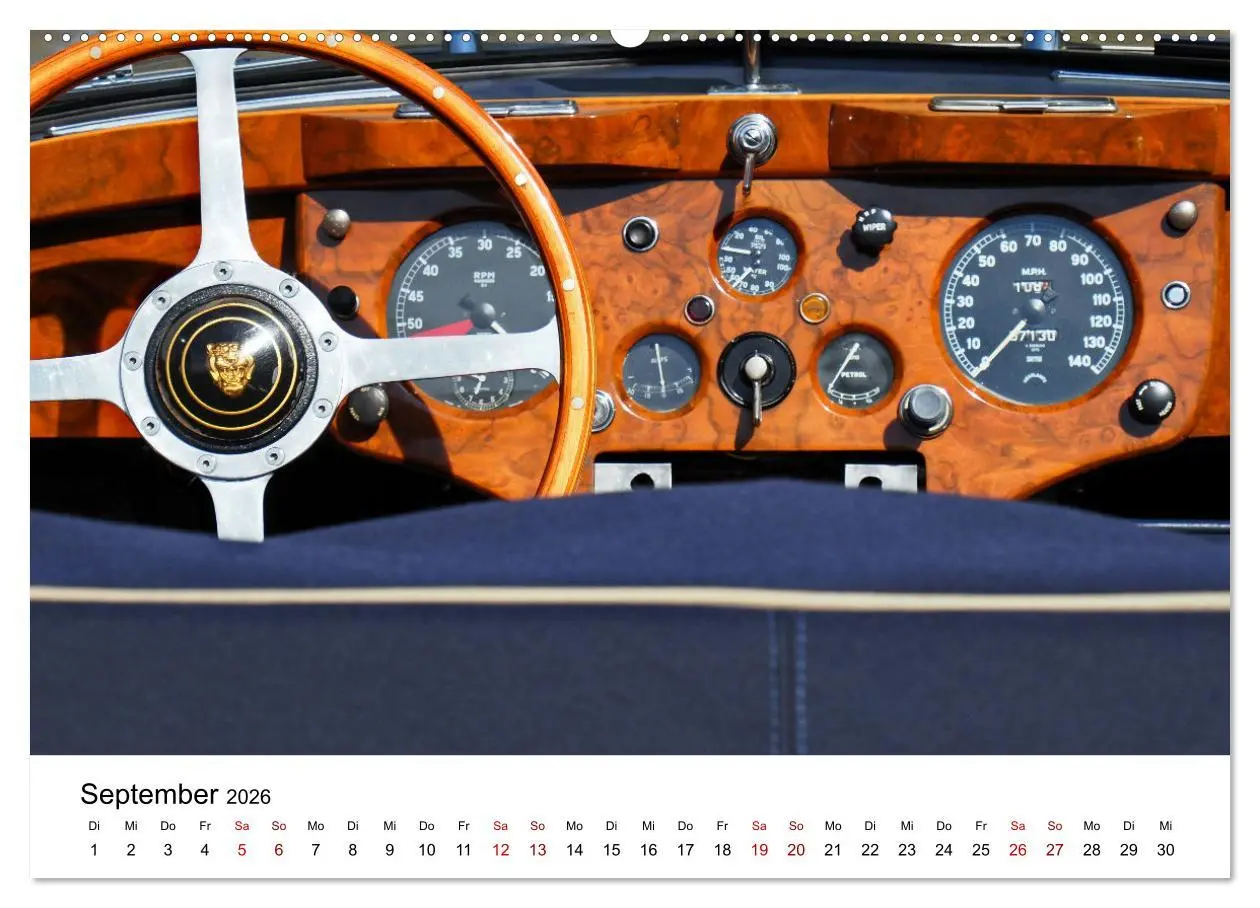 Bild: 9783457543399 | Klassische Armaturenbretter (Wandkalender 2026 DIN A2 quer),...