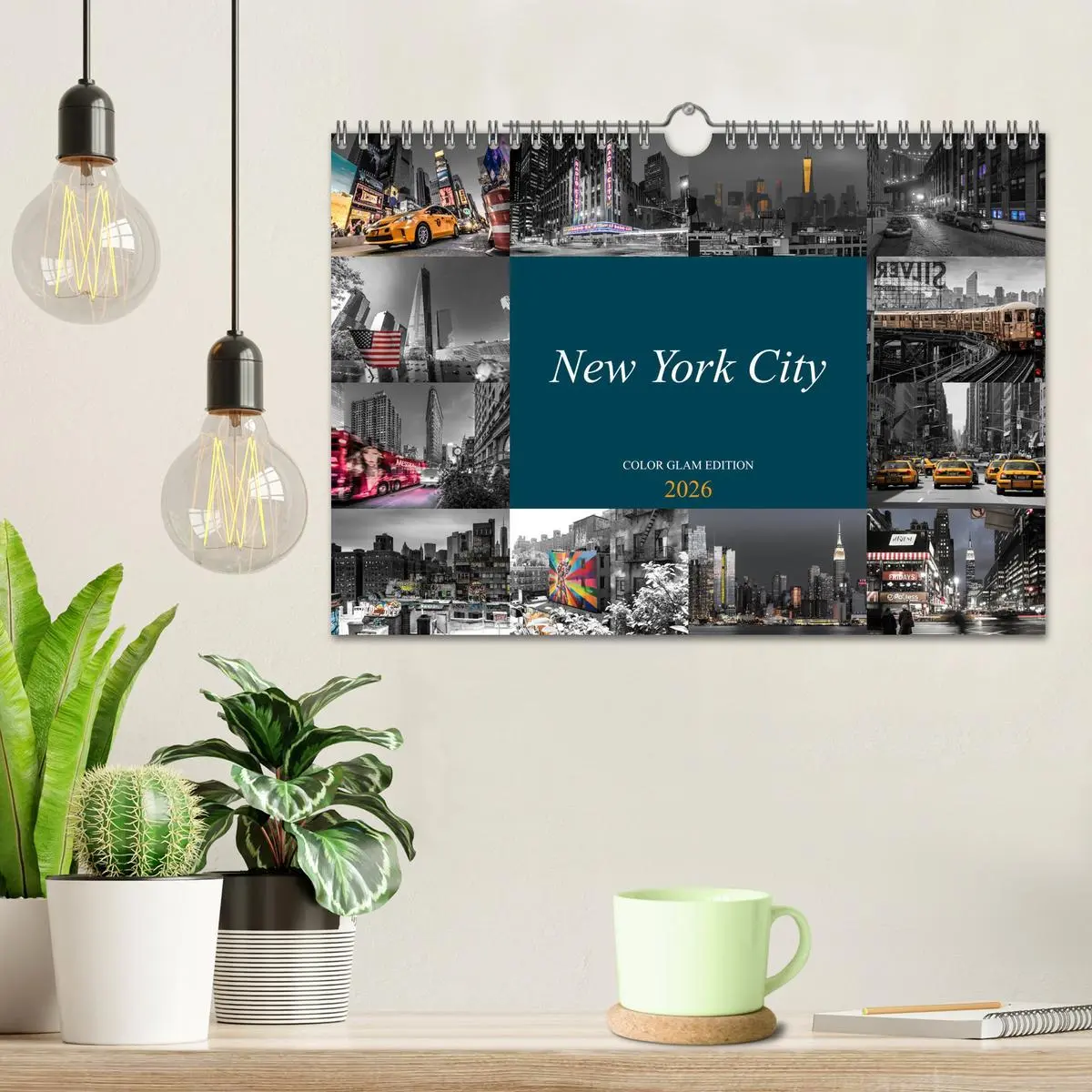 Bild: 9783457923399 | New York City - Color Glam Edition (Wandkalender 2026 DIN A4 quer),...