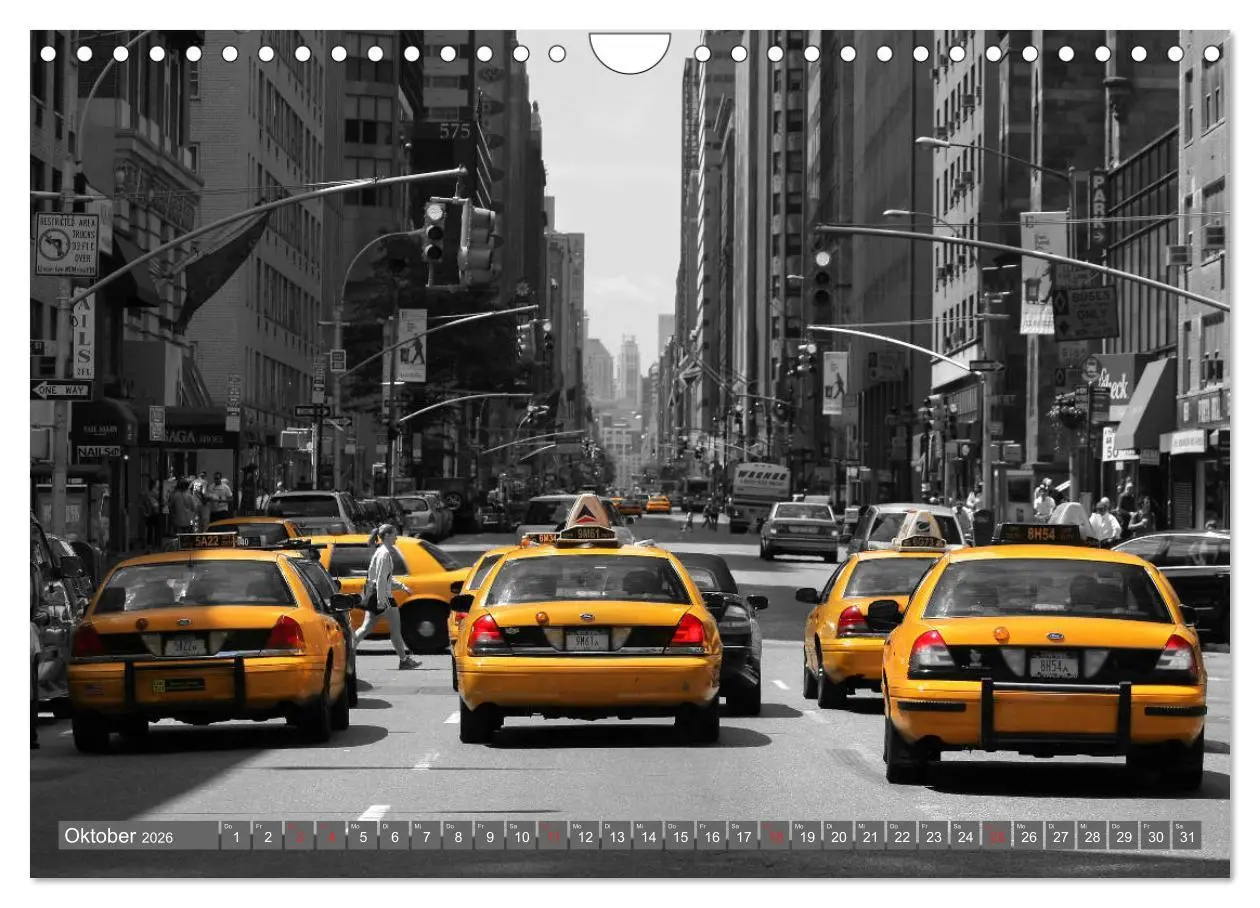 Bild: 9783457923399 | New York City - Color Glam Edition (Wandkalender 2026 DIN A4 quer),...