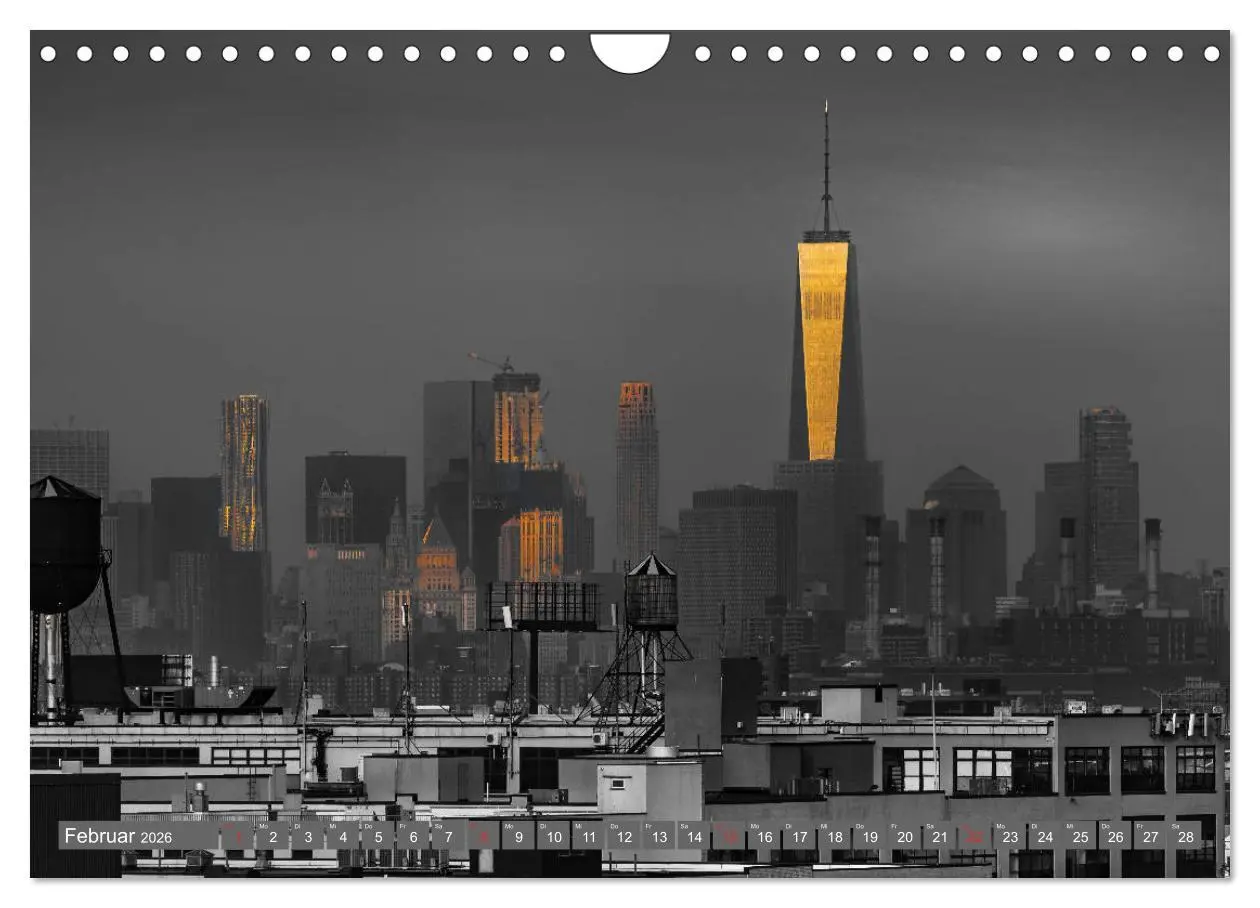 Bild: 9783457923399 | New York City - Color Glam Edition (Wandkalender 2026 DIN A4 quer),...