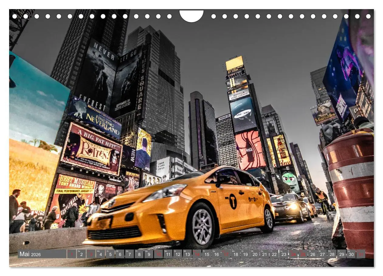 Bild: 9783457923399 | New York City - Color Glam Edition (Wandkalender 2026 DIN A4 quer),...