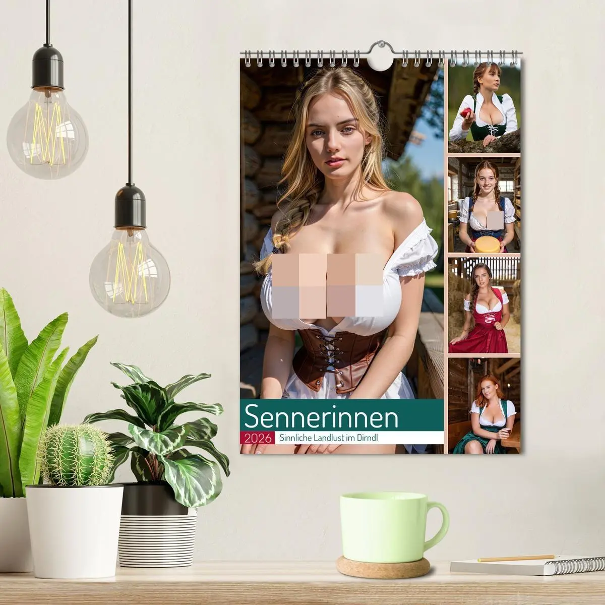 Bild: 9783516633399 | Sennerinnen (Wandkalender 2026 DIN A4 hoch), CALVENDO Monatskalender