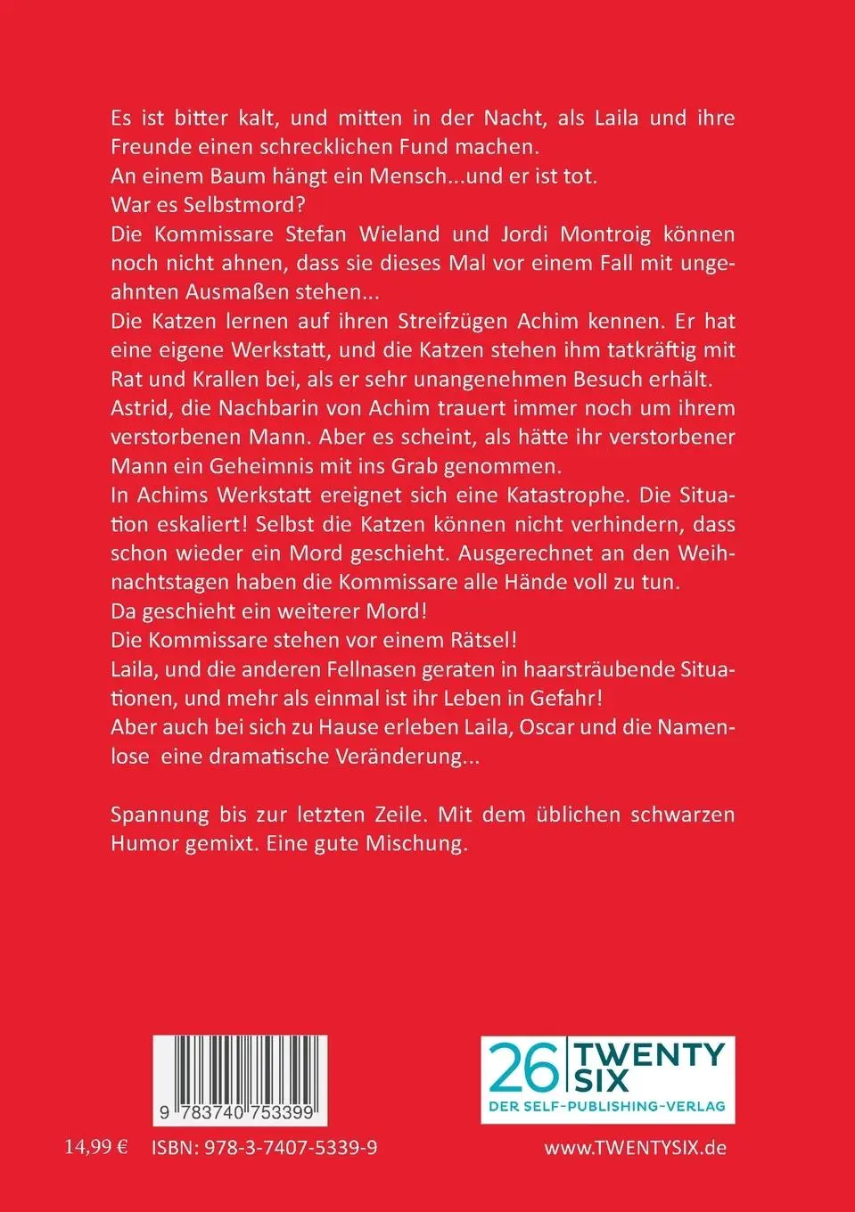 Rückseite: 9783740753399 | Schwarze Katze...Und die Wahrheit hinter dem Spiegel | Elvy Jansen