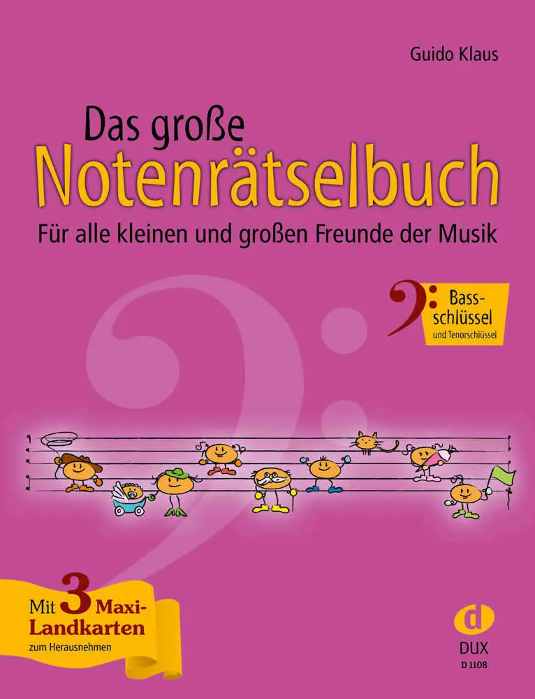 Cover: 9783868493399 | Das große Notenrätselbuch | Bassschlüssel | Guido Klaus | Buch | 64 S.