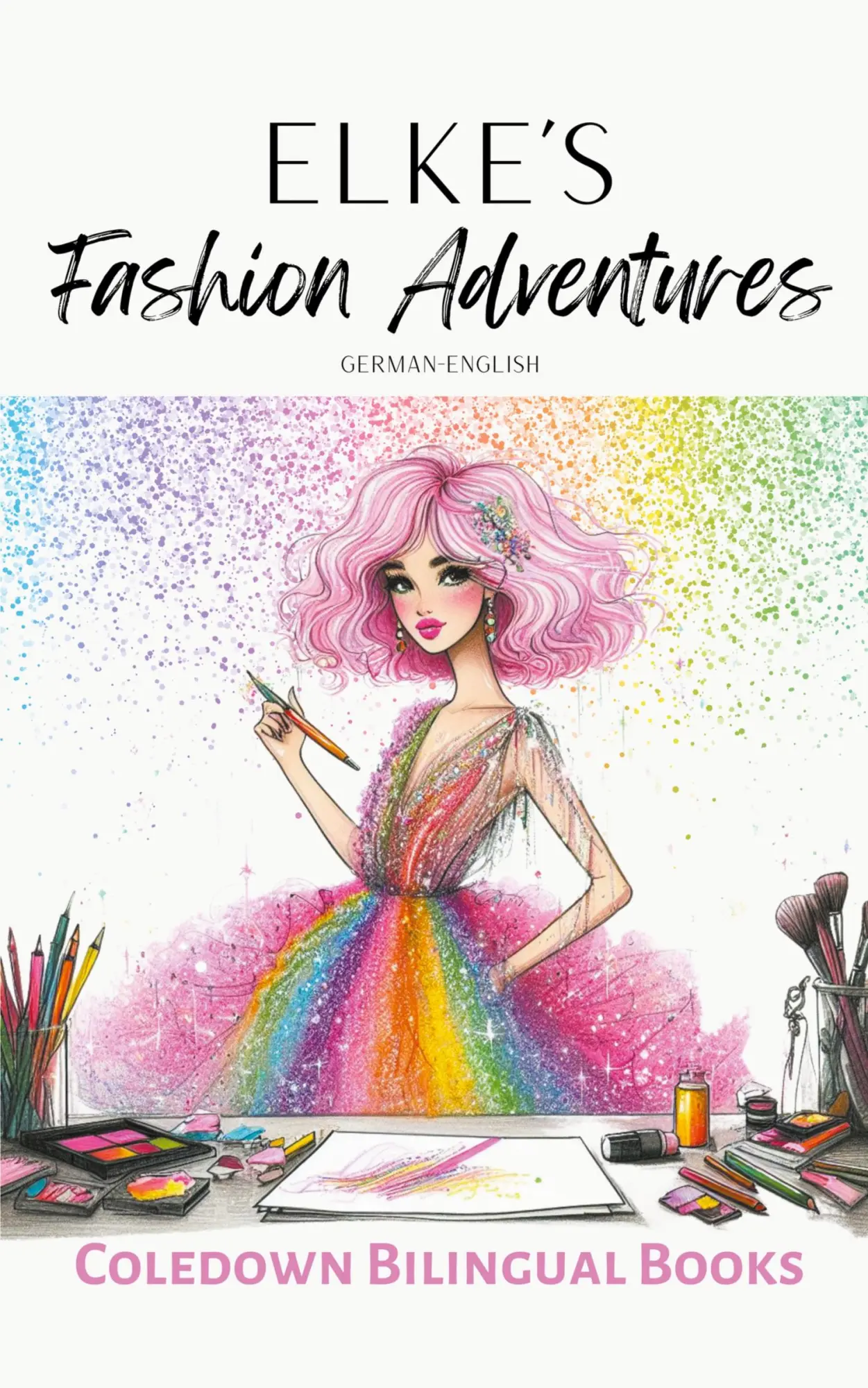 Cover: 9798223223399 | Elke's Fashion Adventures | German-English | Coledown Bilingual Books