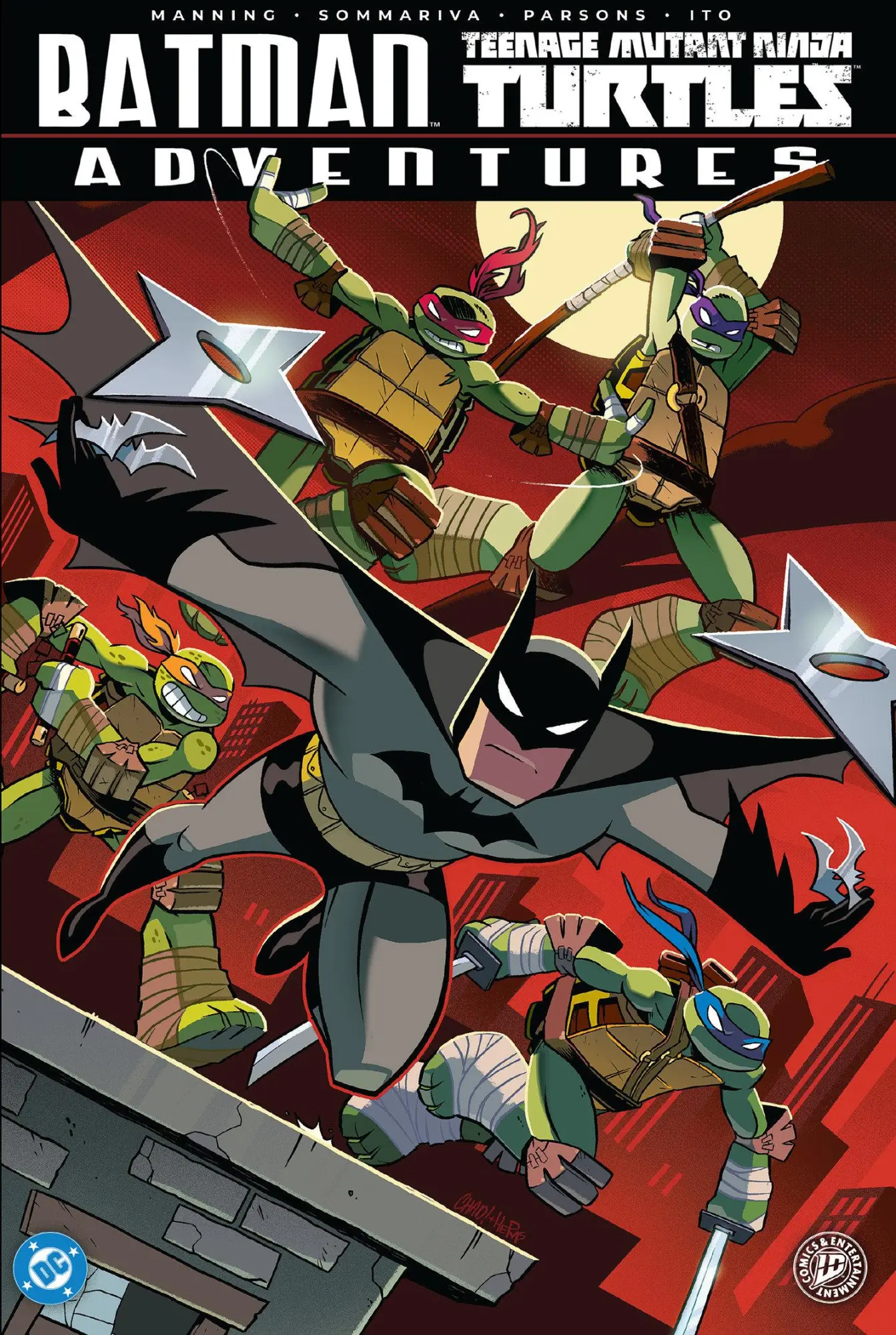 Cover: 9798887243399 | Batman/Teenage Mutant Ninja Turtles Adventures | Jon Sommariva (u. a.)