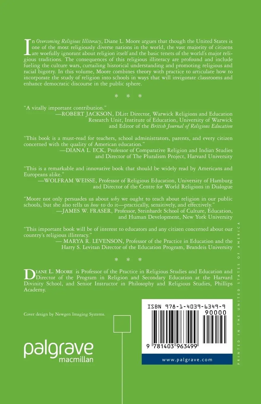 Rückseite: 9781403963499 | Overcoming Religious Illiteracy | D. Moore | Taschenbuch | xvi | 2007