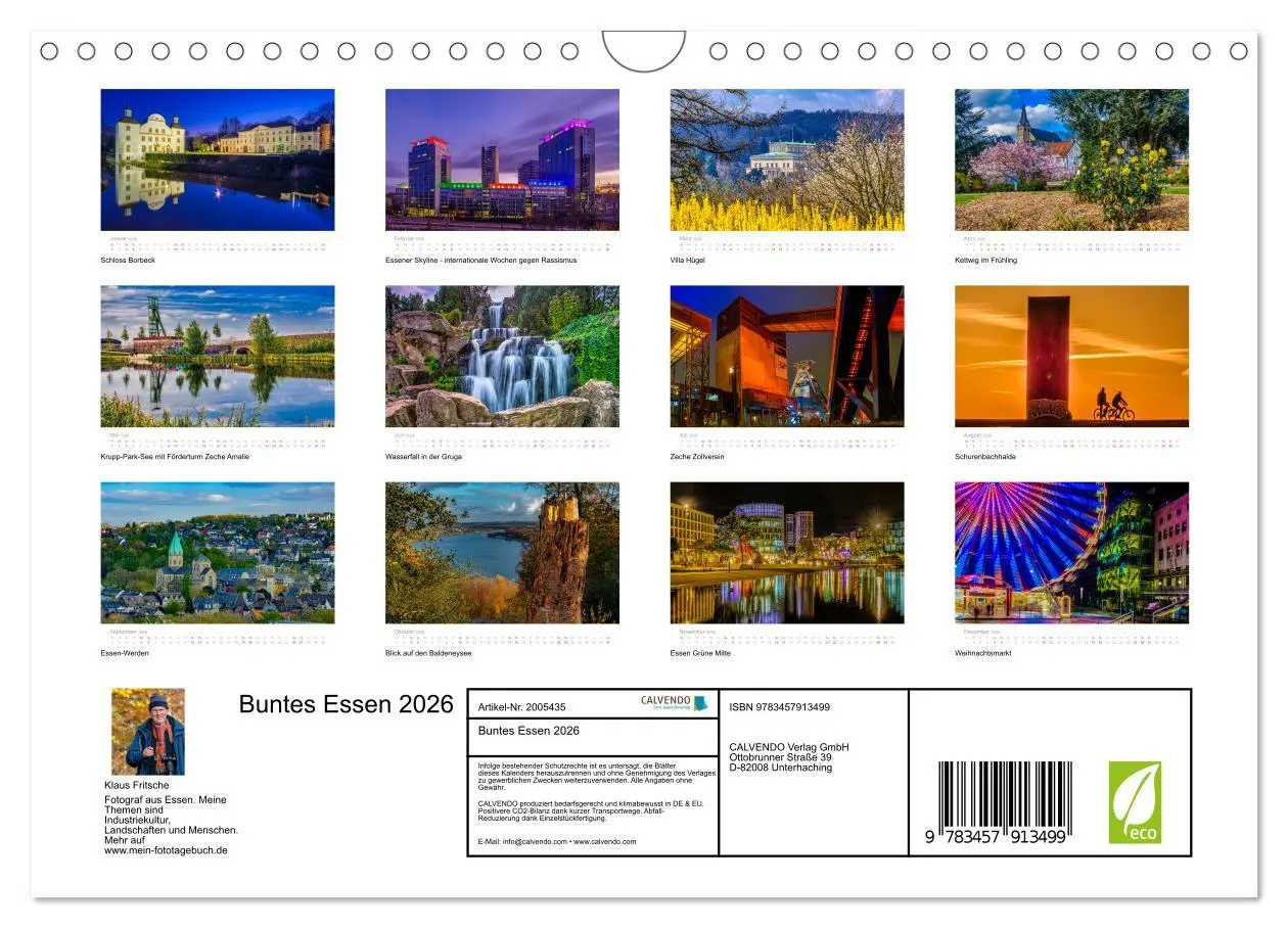 Bild: 9783457913499 | Buntes Essen 2026 (Wandkalender 2026 DIN A4 quer), CALVENDO...