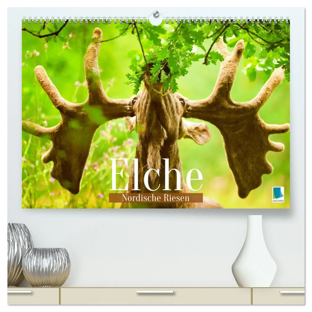 Cover: 9783457383599 | Elche: Nordische Riesen (hochwertiger Premium Wandkalender 2026 DIN...
