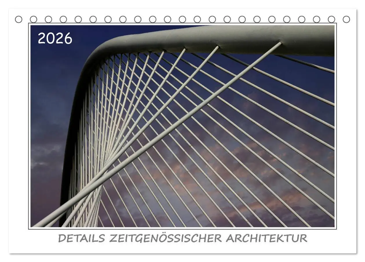 Cover: 9783457833599 | Details zeitgenössischer Architektur (Tischkalender 2026 DIN A5...