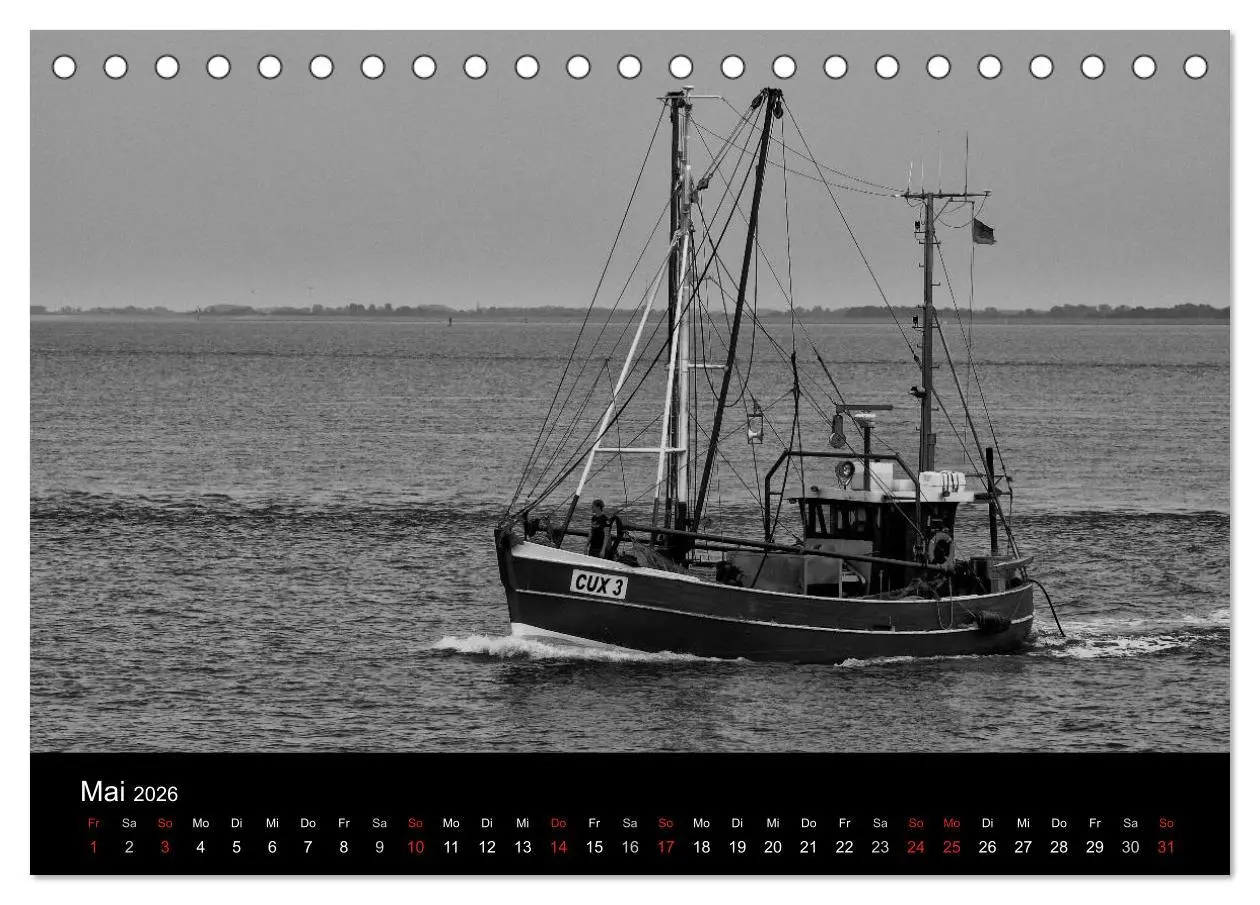 Bild: 9783516163599 | Willkommen in Cuxhaven (Tischkalender 2026 DIN A5 quer), CALVENDO...