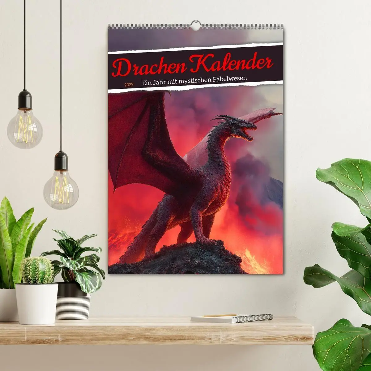 Bild: 9783516853599 | Drachen Kalender - ein Jahr mit mystischen Fabelwesen (Wandkalender...